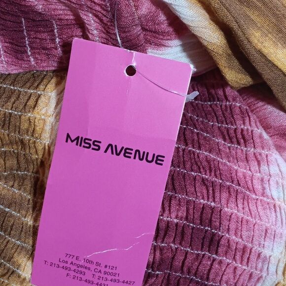 Women Festive Boho Beach Tie-Dye Sleeveless Wide Leg Jumpsuit sz 1X - Picture 10 of 10